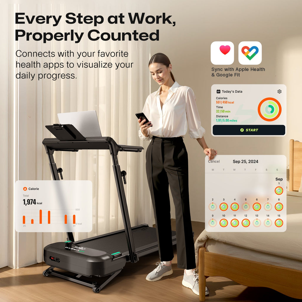 UREVO FoldiMix 5L health app sync