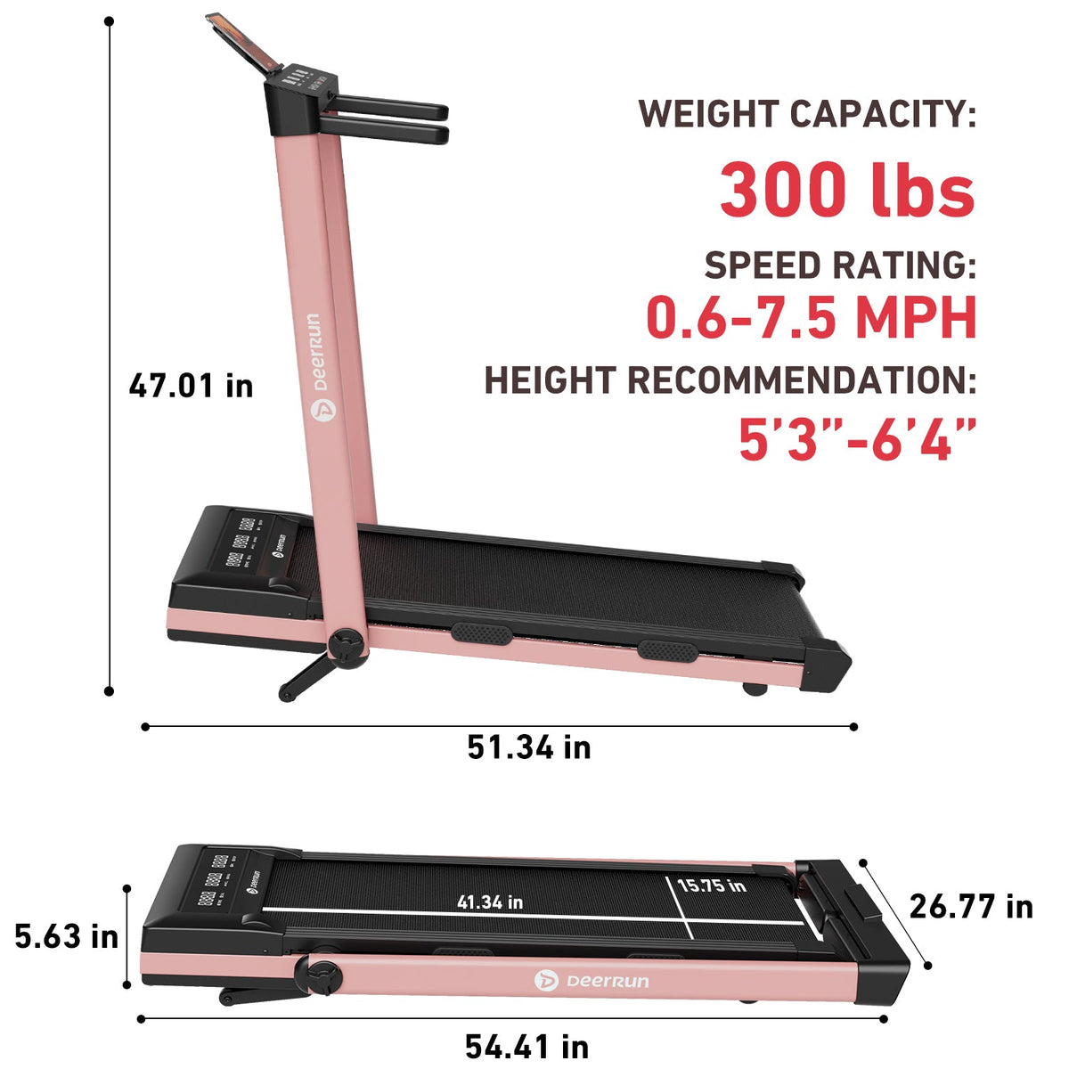 DeerRun Z10 Pro Muse Type treadmill pink - image 20